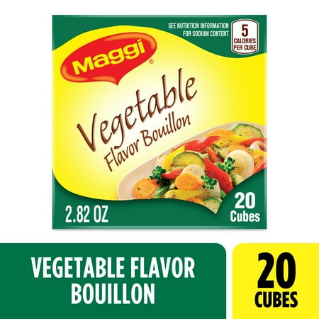 Maggi Caldo Sabor A Vegetales Vegetable Flavor Bouillon Cubes, Vegetable Bouillon, 20-CT 2.82 oz