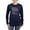Navy, variant on CafePress - Crazy Cat Lady Women's Long Sleeve Dark T Shirt - Women's Long Sleeve Graphic Tee Casual Fit