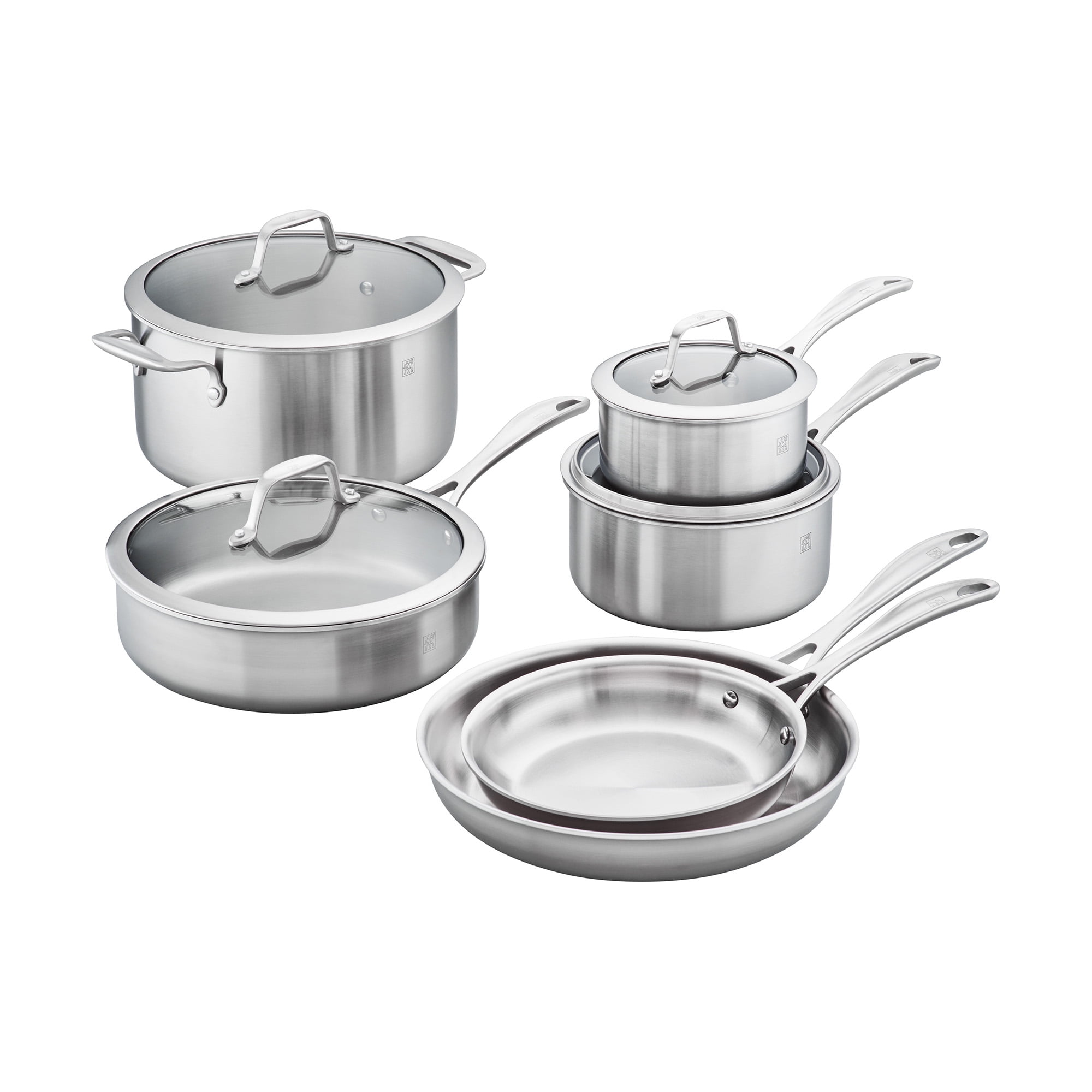 ZWILLING Spirit 3-ply 7-pc Stainless Steel Cookware Set - Walmart.com