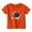 E048-Orange, variante sur hengsof T-Shirt en Coton pour Filles avec Cœur de Rugby, Haut Athleisure à Manches Courtes et Col Rond Ample et Élégant, Chandail Respirant et Sportif 1-13 Ans