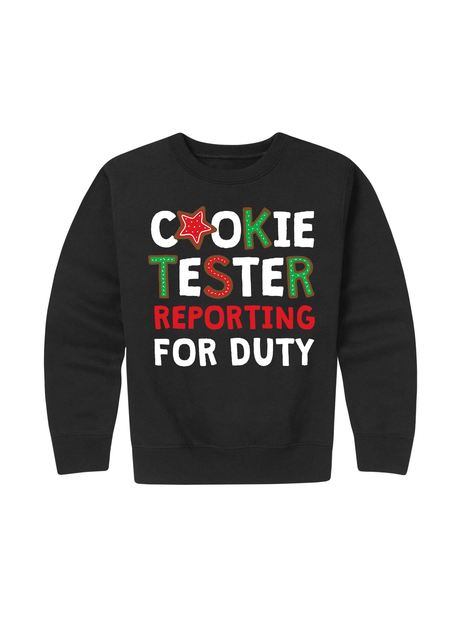 Pete the Cat PTC Naughty Or Nice Toddler Crew Fleece