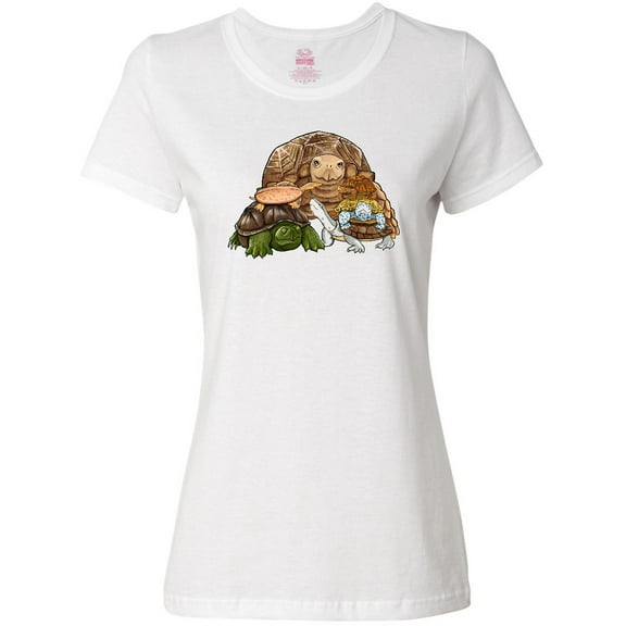 Inktastic Cute Pile of Turtles Women's T-Shirt