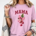 thumbnail image 3 of Comfort Colors® Mothers Day Shirt, Mama Cherry Bow T-Shirt, Cute Vintage Style Mom Tee, Mothers Day Gift, Gift For Her, 3 of 6