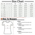 thumbnail image 2 of Admvng Tops for Women Trendy Half Sleeves Casual Shirts Pullover Loose Tunic Print Blouse, Size S-3XL, 2 of 4