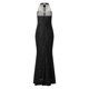 thumbnail image 4 of Moda mujer elegante sexy casual sin mangas honda correa color puro vestido largo Pompotops hdfakjf995, 4 of 8