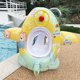 thumbnail image 4 of Flotador de piscina para bebé con asiento de seguridad y volante, anillo de natación inflable con forma de avión de dibujos animados para niños, ayuda para el entrenamiento de natación en piscina, 4 of 10