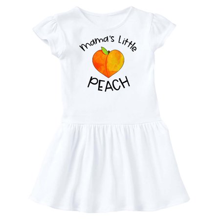 

Inktastic Mama s Little Peach Cute Peach Heart Gift Toddler Girl Dress