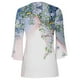 thumbnail image 5 of Camisas Awdenio para mujer, liquidación, blusas de moda para jóvenes, blusas de cuello en V, camisetas de tres cuartos, sudaderas estampadas de otoño, ofertas, 5 of 5