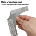 thumbnail image 4 of Premium Beard Grooming Kit for Men,Includes professional straight edge razor transparent beard styling template, Anti-static beard comb,, 4 of 7