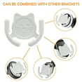 thumbnail image 7 of HOMEFOX Multi-Surface Holder Phone Grip with Strong Adhesive Sticky Gel Pad, White, 3 Count, 7 of 7
