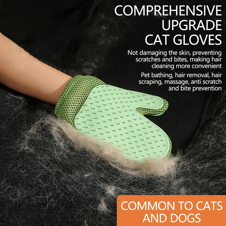 Vikakiooze Pet Remover Glove,Pet Grooming Gloves,Dog Washing