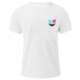 thumbnail image 4 of T-Shirts à Col Rond pour Hommes Séchage Rapide Imprimé Polyester, Coupe 3D Col Rond Haut Athlétique pour Gym, Course, Cyclisme & Décontracté, 4 of 4