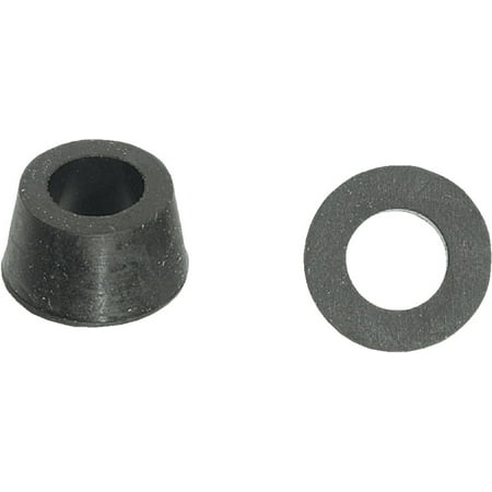 

2PC Danco Perfect Match Molded Cone Slip Joint Washer 23/32 X 11/32 Black (Pack of 5)