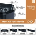 thumbnail image 5 of Atilioo Sofa Foam Twin Tufted Futon Frame, Black, 5 of 8