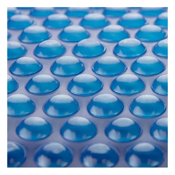 Blue 10 ft x 16 ft Rectangle Pool Solar Cover | 800 Series | Heat Retaining Solar Blanket | for Heating Rectangular Inground & Above Ground Swimming Pools | Includes 6 Heavy-Duty Grommets