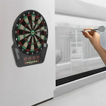 Miumaeov Electronic Dart Board Round Dart Board & 6 Darts Innovative Dart Machine