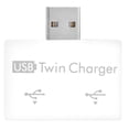 thumbnail image 2 of Concentrador USB 2.0 macho a concentrador USB de 2 puertos (blanco), 2 of 14