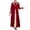 Red, variant on Womenās EverydayāFormal GoldāEmbroidered FrontāSplit Modest Abaya LongāSleeve ContrastāInner MaxiāDress Size SāXXL Plus Size Friendly