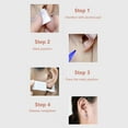 thumbnail image 3 of Self Ear Piercing Tool White Self Piercing Kit Disposable Ear Piercer with Ear Studs, 3 of 7