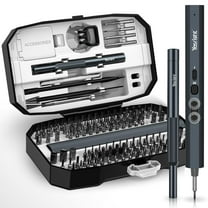 Mini Electric Screwdriver 155 in 1 Small Precision Screwdrivers Set Max 5 N.m Cordless Screwdriver with 3 Torque Settings 140 S2 Magnetic Bits, Repair Tool Set for Phone Computer Watch Drones