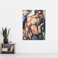 thumbnail image 2 of Rohlfs Worker Bare Torso Painting Extra Large Art Print Wall Mural Poster Premium XL, 2 of 3