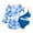 Blue, variant on BXSRUTA Girls 8-12 Years High Waisted Printed 4 Piece Swimsuit Set with Shorts and Skirt Sun Protective Tankini Bathing Suit