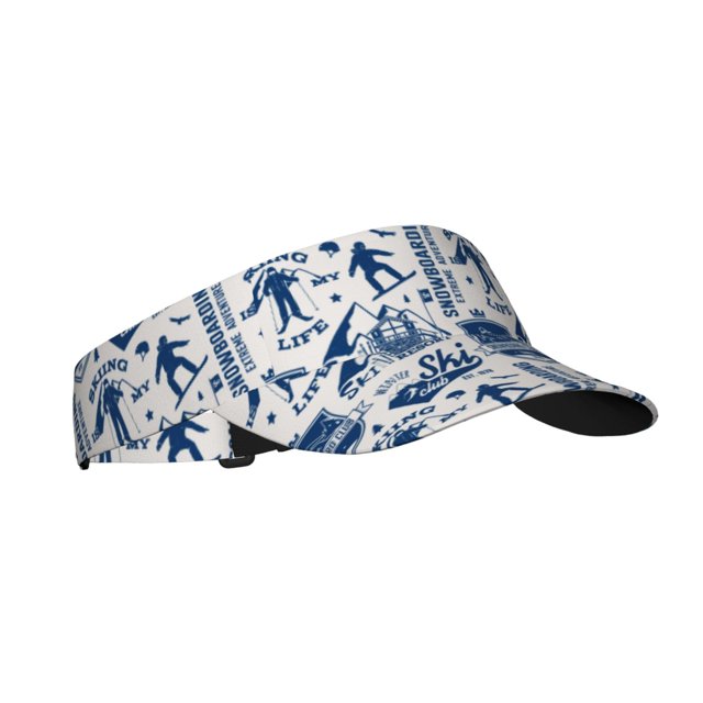 Balery Skiing Enthusiast Gorra deportiva con visera ajustable para mujer y hombre (talla única)