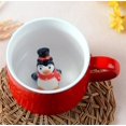 thumbnail image 1 of Taza de Navidad café leche desayuno taza muñeco de nieve Santa Claus dibujos animados cerámica taza 3D Animal Navidad regalo taza para amigo familia, 1 of 1