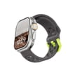 thumbnail image 3 of UAG Apple Watch Band 49/46/45/44mm iWatch Series Ultra 1-3/4-11/SE 1-3, Silicone Adjustable Waterproof Sporty Replacement Watch Strap, Civilian Smoke/Active Neon, 3 of 6