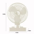 thumbnail image 3 of LSLJS Table Fan, Rechargeable Battery Operated Desk Fan with LED, Quiet Table Fan for Home, 180' Adjust Tilt, 3 Speeds Settings, Portable Fan for Office, Kitchen, Ceiling Fan, 3 of 6
