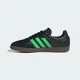 thumbnail image 3 of JR0911 Adi - das Originals Samba OG Core Black Screaming Green Gum (Men's), 3 of 6