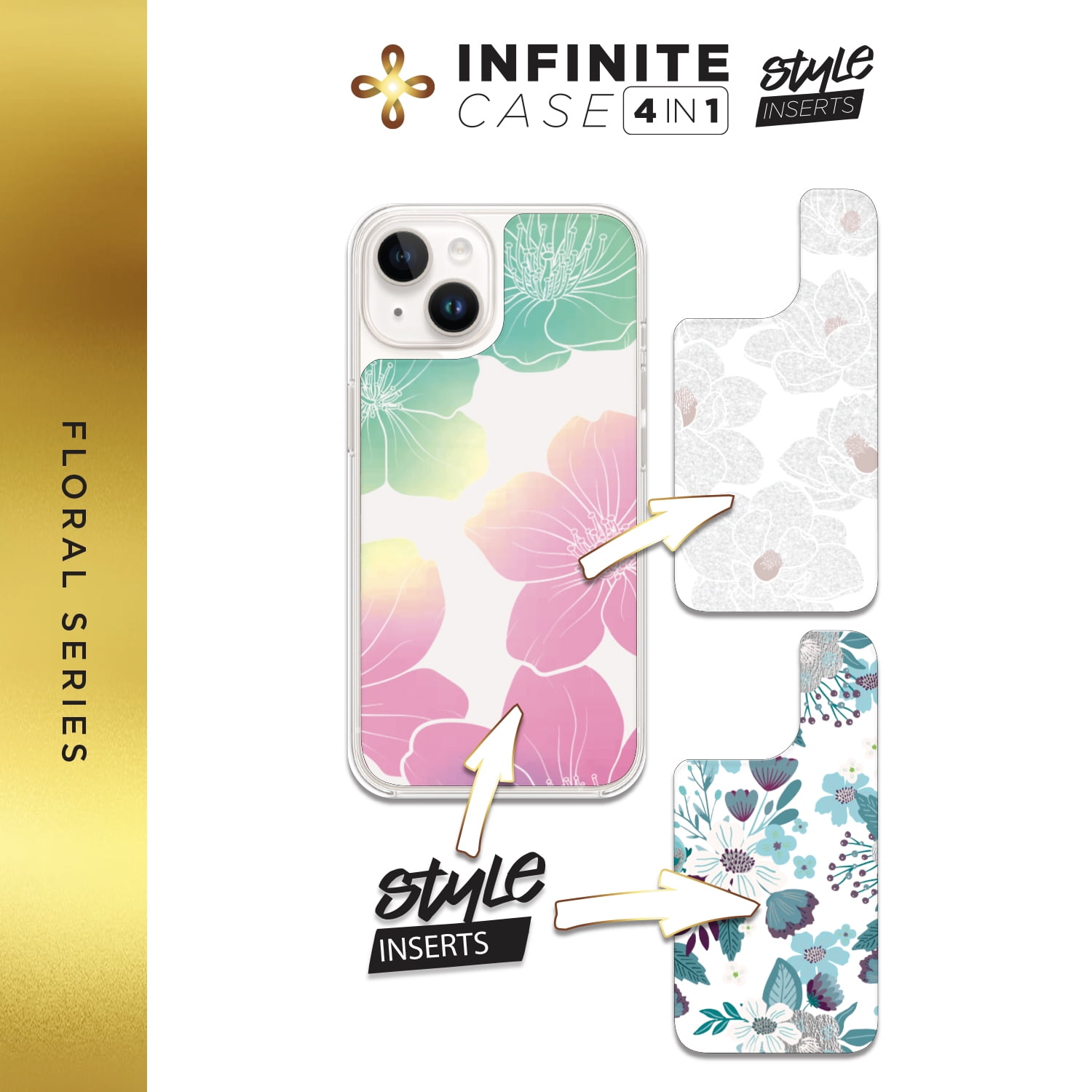 Liquipel Infinite Case - iPhone 14 - Floral