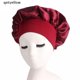 thumbnail image 1 of Qetyellow Solid Satin Bonnet Hair Styling Sleep Hat Wrap Shower Cap Hair Styling Tools CO, 1 of 4