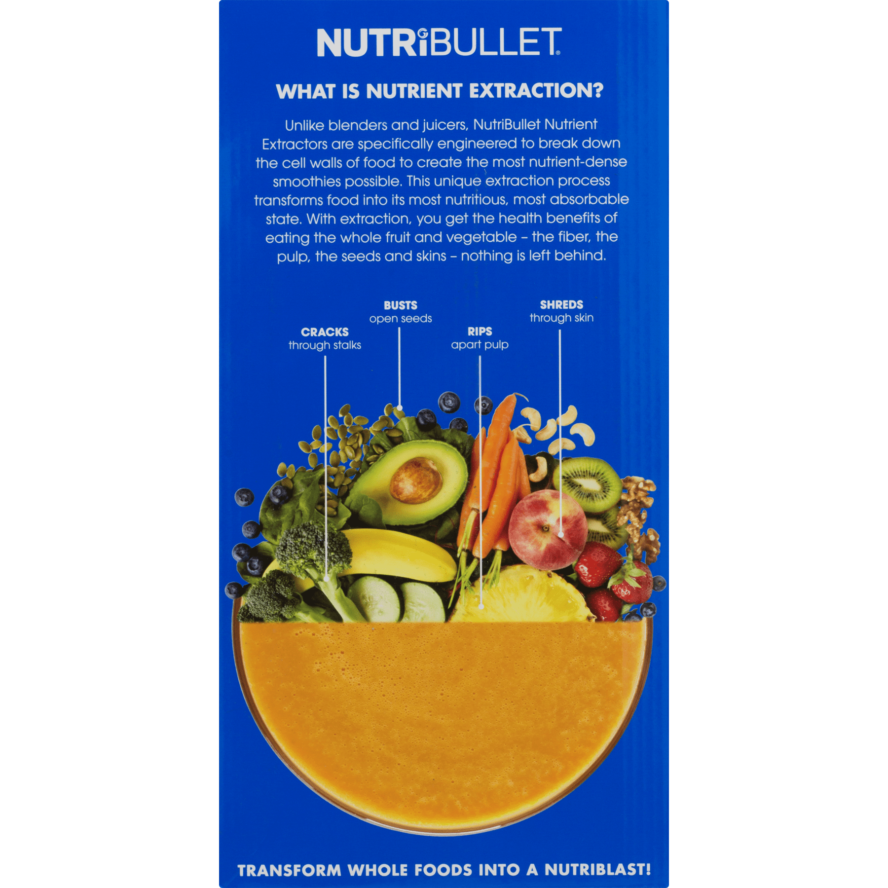 NutriBullet 8-Piece Nutrition Extractor Blender Juicer, NBR-8 Nutri Bullet  New