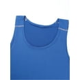 thumbnail image 6 of Zaldita Men Tank Tops Quick Dry Rash Guard Sleeveless Muscle T-shirt for Gym Fitness Jogging Workout Blue L, 6 of 7