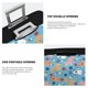 thumbnail image 3 of Fotbe Cute Dog Funda Protectora para Equipaje, Antirrayones y Resistente a la Suciedad, Compatible con Maletas de 18 a 32 Pulgadas-Small, 3 of 7