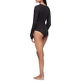 thumbnail image 2 of Calvin Klein Women’s Sophisticated Cozy Lounge Bodysuit, Black, X-Large, 2 of 2