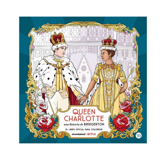 Queen Charlotte: Una Historia De Bridgerton. El Libro Oficial Para Colorear Blanco