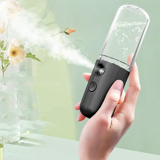 Compact Nano Face High Frequency Vibration 50ml Tank Capacity Atomizer for Skin Hydration, Mini Facial Sprayer, Handy Mist Sprayer for Eyelash Extensions