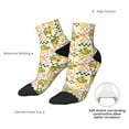 thumbnail image 6 of Fuzoiu Hawaii Palms Print Adult Socks, Crew Moisture-wicking Socks, Unisex Cushion Crew Socks,Casual Sports Ankle Socks, 6 of 7