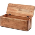 thumbnail image 2 of Luxe Designs Large Cable Management Box - Acacia Wood Cable Organizer Box and Power Strip Box for Electrical Cord Management - Desk Cord Hider - Wire Storage and Organization for Cords, 2 of 8