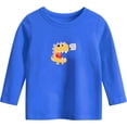 thumbnail image 2 of Nrmvnmi Toddler Boy Space Planet Cotton Shirts Long Sleeve Kids Clothes Cartoon Graphic T-Shirt, 2 of 3