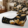 thumbnail image 4 of Manfei Rustic Wildflower Peony Quilt King 3 Pieces,Cottagecore Blossom King Coverlet Set,1 Bedspread and 2 Pillowcases, 4 of 7
