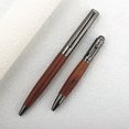thumbnail image 3 of Bolígrafo de metal de primera calidad con barril de madera para una experiencia de escritura suave y un diseño de alta gama, bolígrafos de tinta de 0,7 mm para oficina, 3 of 5