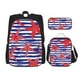 thumbnail image 1 of Disketp Sea Stars Mochila Estampada de Gran Capacidad con Lonchera y Estuche, Set de 3 Piezas para Estudiantes, 1 of 7