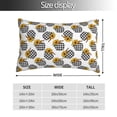 thumbnail image 2 of Salouo plaid Pumpkin Daisy Pattern Pillow Cases,1PC Pillow Covers with Envelope Closure Decorative Pillow Case for Bed Couch,Pillows Not Included-16"x24", 2 of 6
