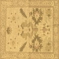 thumbnail image 1 of Ahgly Company Indoor Square Oriental Brown Traditional Area Rugs, 7' Square, 1 of 4