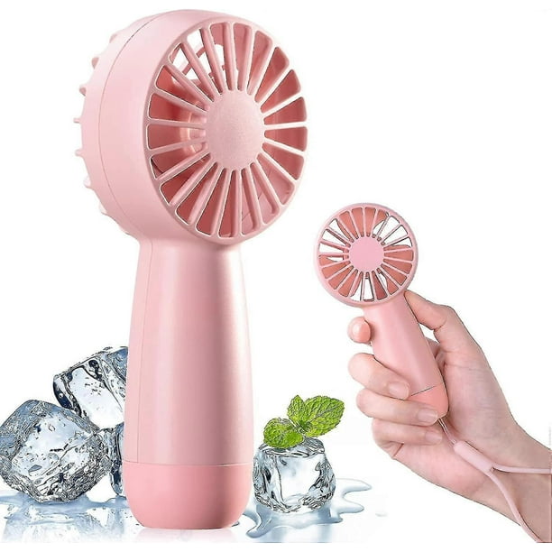 Mini Handheld Fan, Portable Hand Fan Personal Fan With 3 Speeds, Travel Fan Silent Table Desk Personal Fan