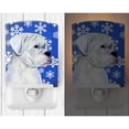 thumbnail image 2 of Caroline's Treasures SS4647CNL Boxer Winter Snowflakes Holiday Ceramic Night Light, 6x4x3", multicolor, 2 of 2