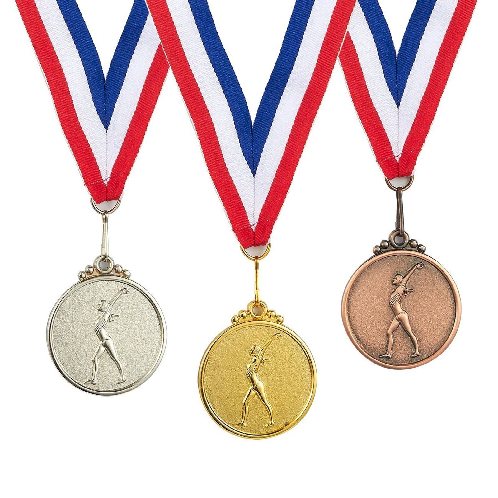 Medals Packs 10 Gymnastics Medals & Ribbons Athletes Floor Apparatus 25 50 